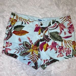 Old navy Linen Floral shorts